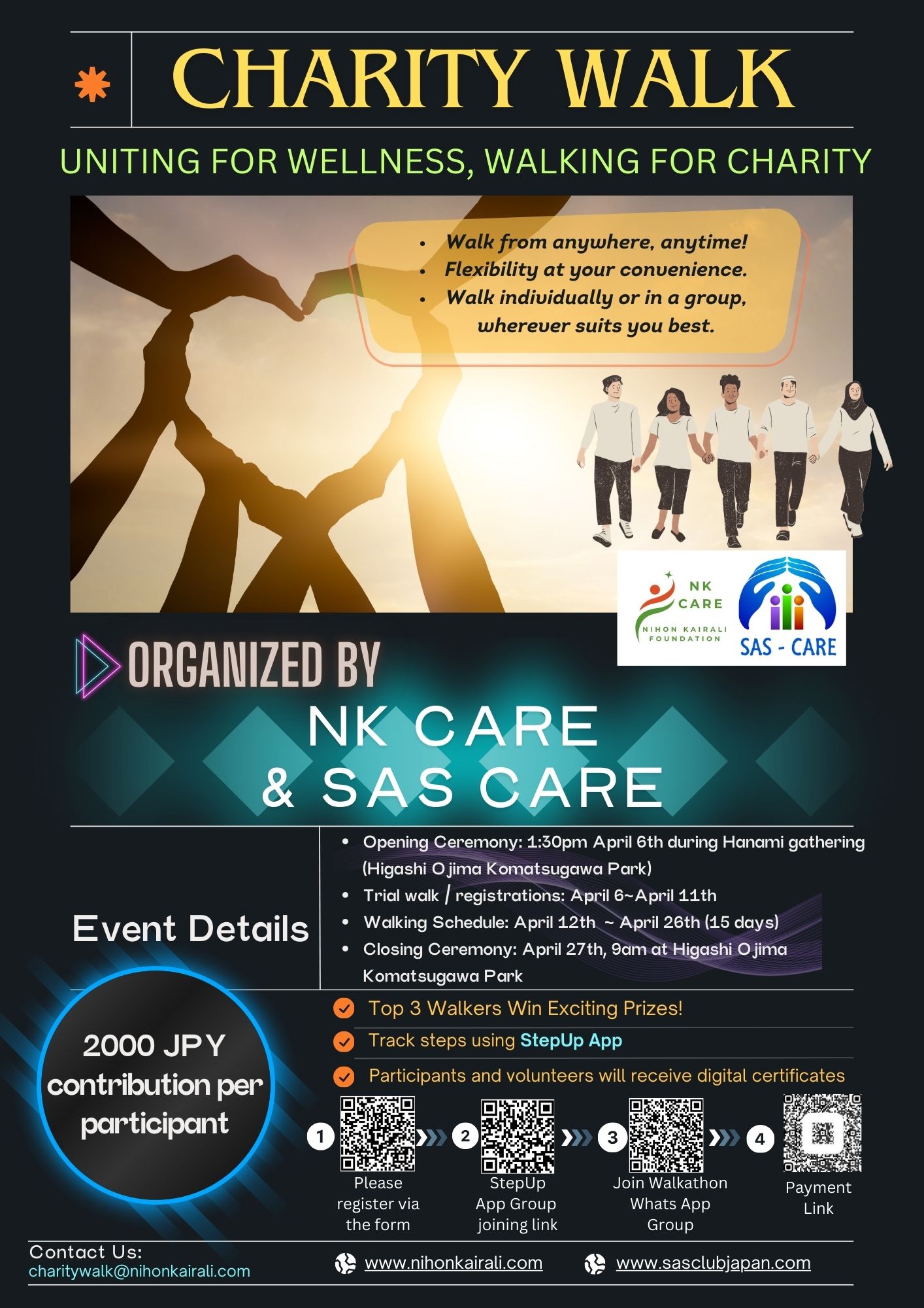 NK Care & SAS Care Charity Walkathon 2025!
